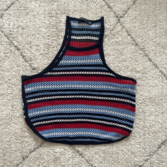 Knitted crop top - Picture 1 of 4